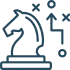 Statistical data analysis icon